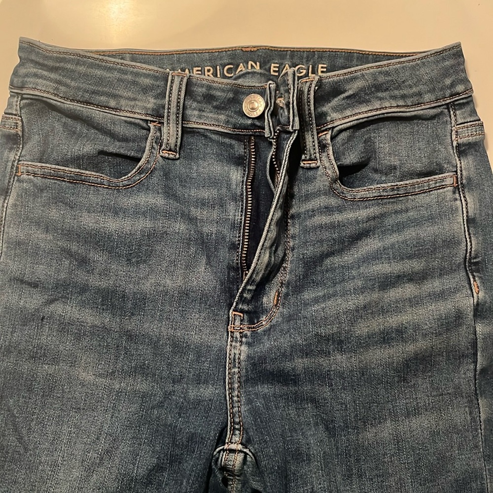 Blue long jeans | American Eagle | Lightly used | Size 4 |